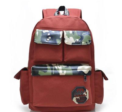 紫仙竹2015新款双肩包 时尚与实用并存的帆布学生伴侣